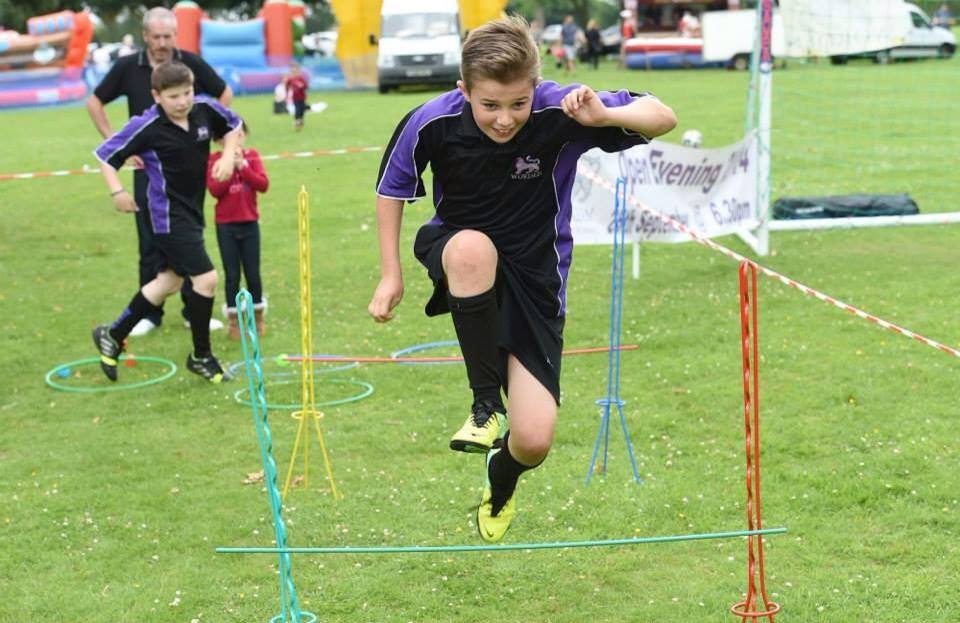 Hurdles at Leyland Festival Hurdles at Leyland Festival