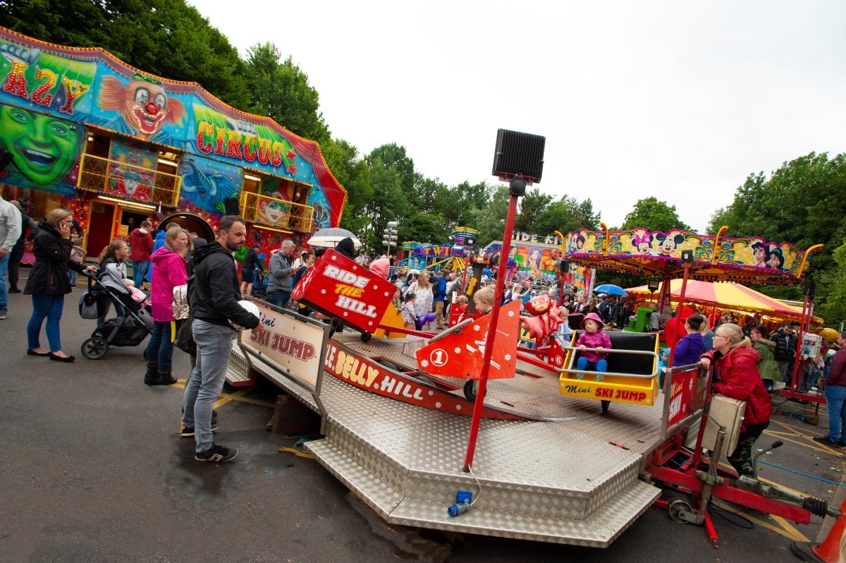 Fairground at Leyland Festival