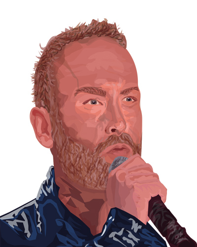 Portrait of Kevin Simm our headline act Digital Portrait of Kevin Simm