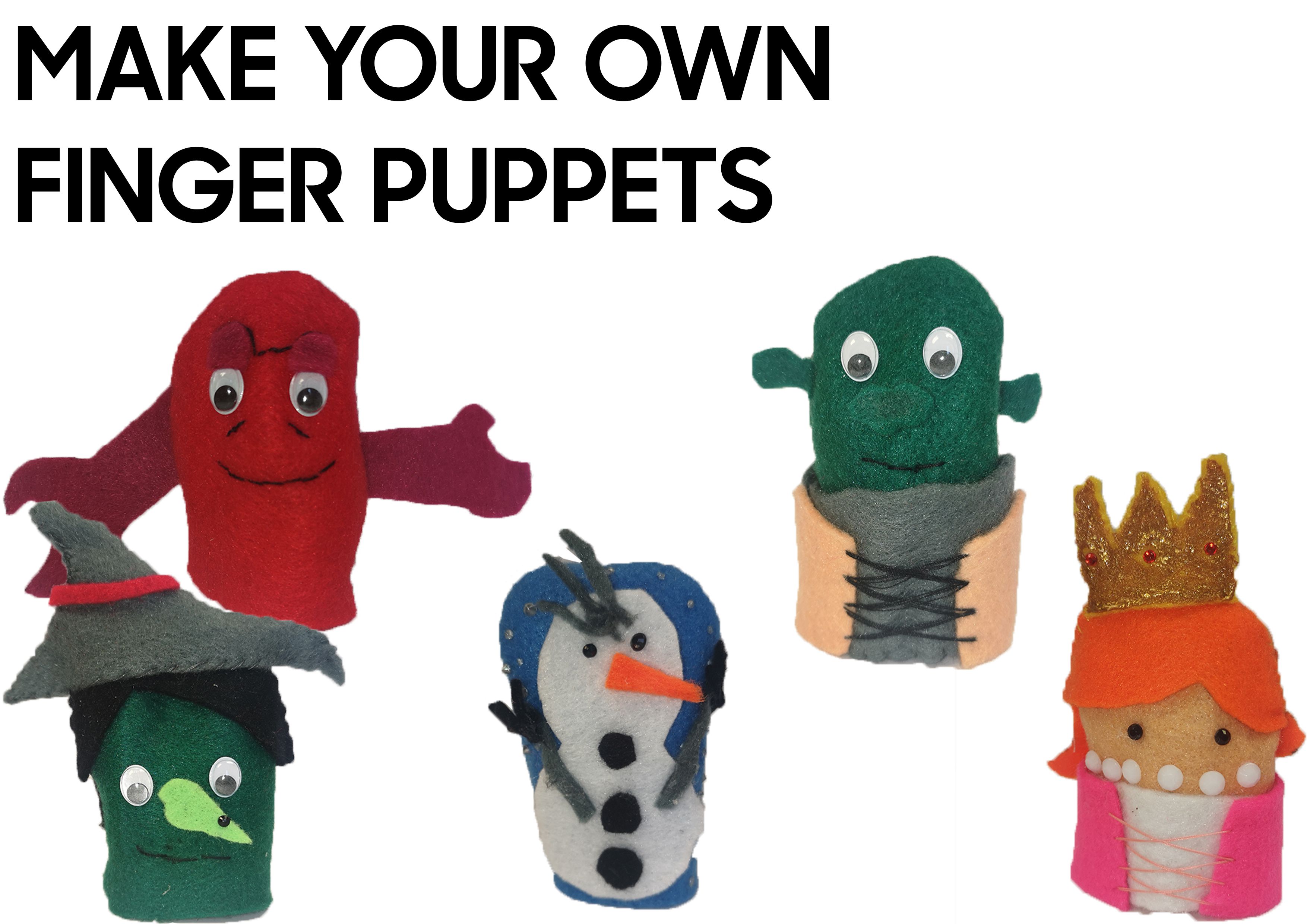 Make your own musicals puppet activity