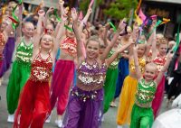 amazing dancers from Mavis Berry & Helen Allen School Of Dance at the Leyland Festival