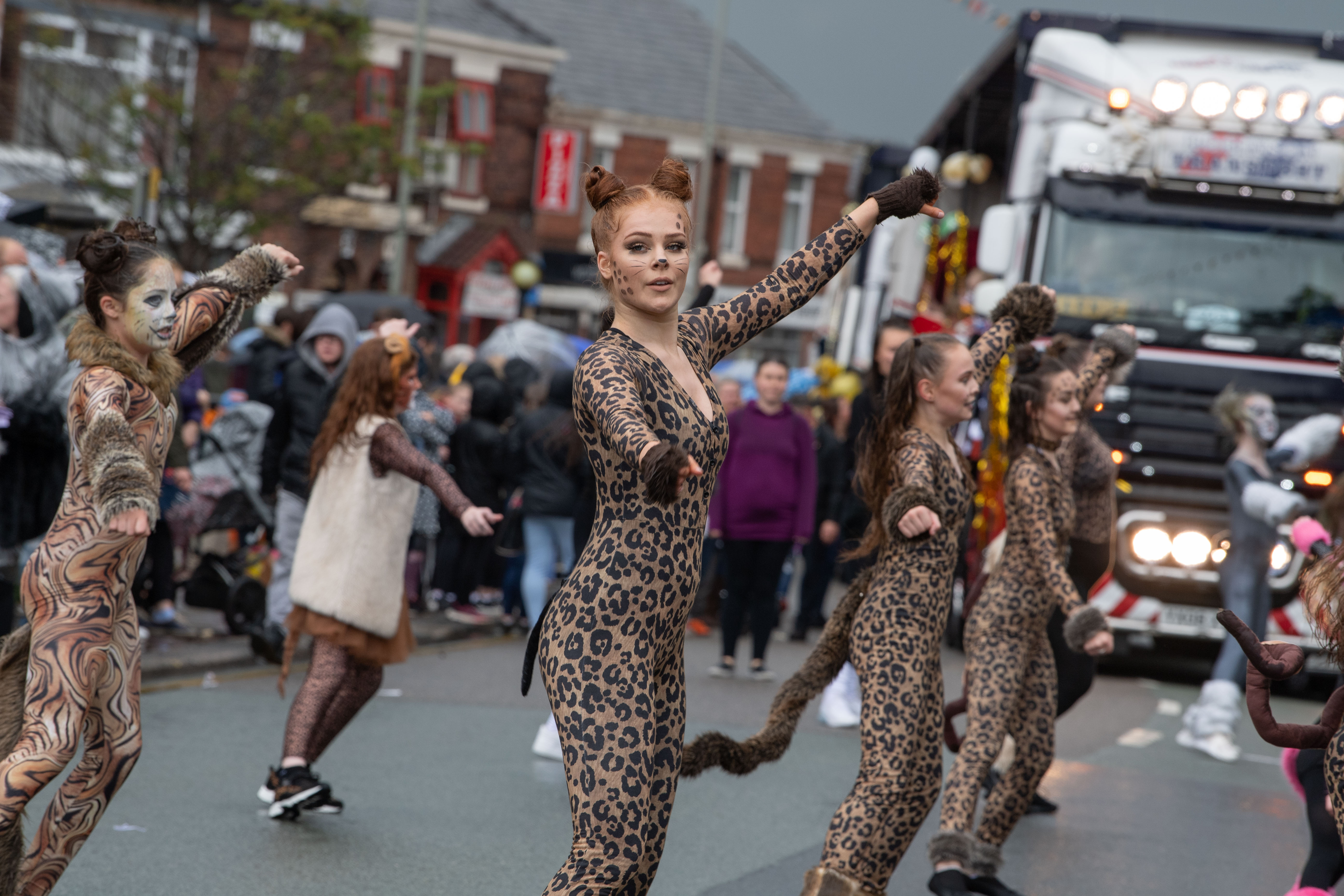 Leyland Festival 2019 cats Aim2Be Leyland festival winning float