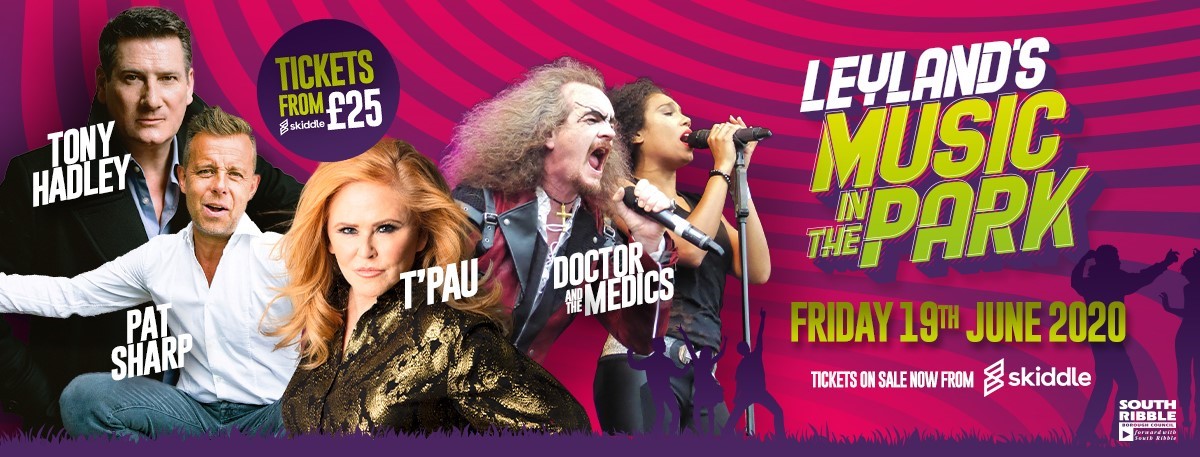 Music in the Park banner image Music in the Park Leyland